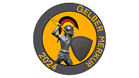 Rundes Logo der Übung Gelber Merkur