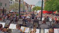 Das Heeresmusikkorps Ulm auf der Freiluftbühne