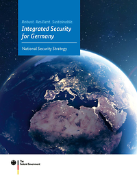 Cover page of the publication “Integrated Security for Germany – National Security Strategy”