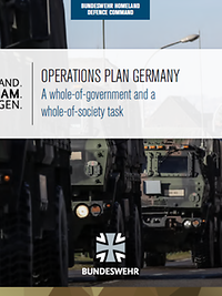 Cover of the Operations Plan Germany Booklet