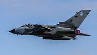 A Tornado fighter aircraft during low-flying exercise in Alaska.