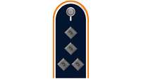 Grafische Darstellung vom Dienstgradabzeichen Stabshauptmann der Luftwaffe für den Dienstanzug